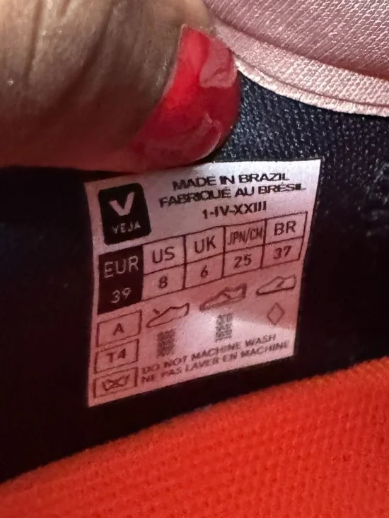 VEJA Dekkan Ripstop Sneaker Babe/Pierre Women’s 39/8 - Picture 4 of 8